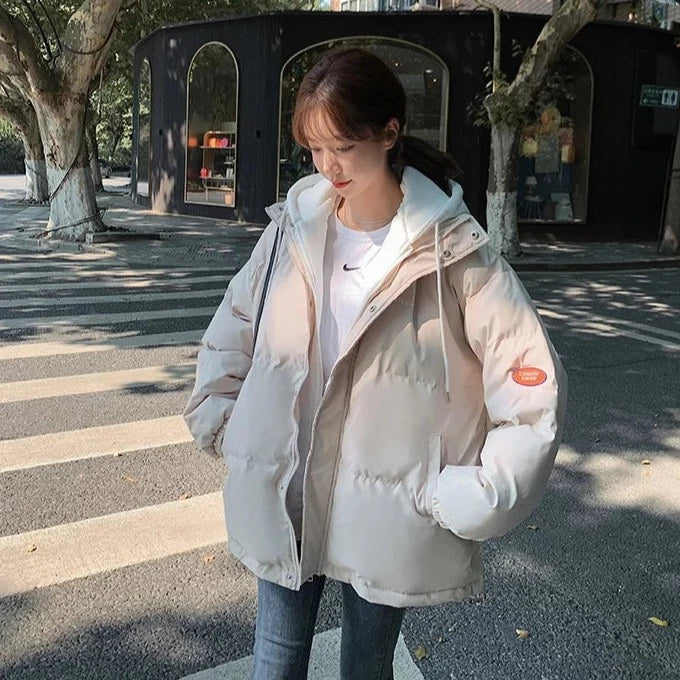 Damjacka Vattenavvisande med Huva i Polyester för Utomhusbruk-2