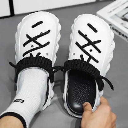 Herr Sandaler Slip-On Justerbara Remmar Syntetmaterial-1