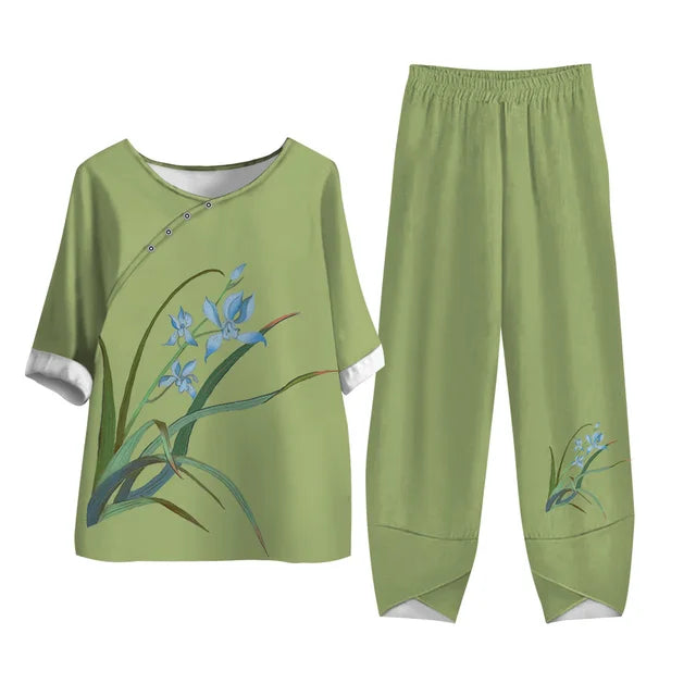 Variant image for Kvinnors Kort Klänning Enkel Bomull för Sommar-38