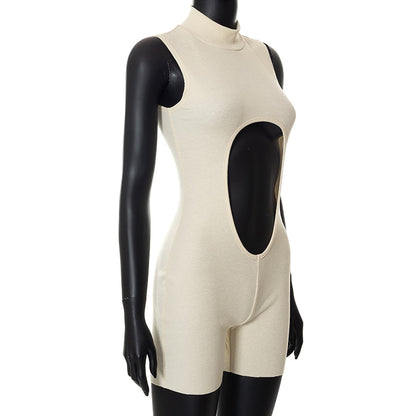 Dam Dungarees Ärmlös Monokrom Polyester 6