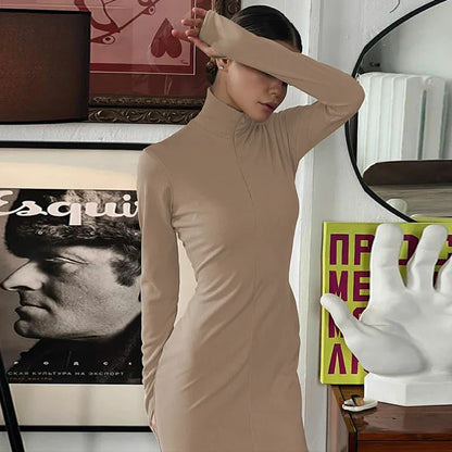 Maxiklänning Dam Klassisk Silhuett Polyester Spandex-2