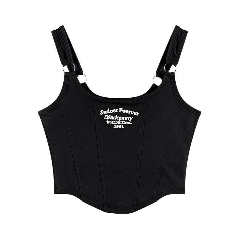 Dam Crop Top i 100% Bomull – Trendig och Bekväm Avslappnad Passform, Perfekt för Vardags- och Festlook 3