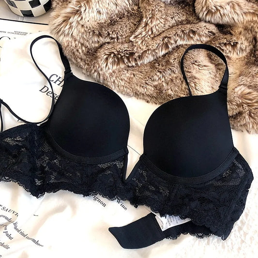 Dam BH Blommönster Justerbar Nylon Spandex-1