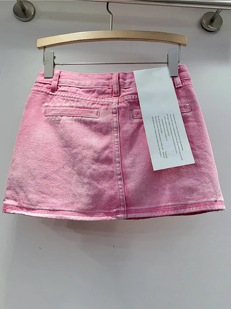 Tjej Kjol A-Linje Mönstrad Bomullspolyester-3