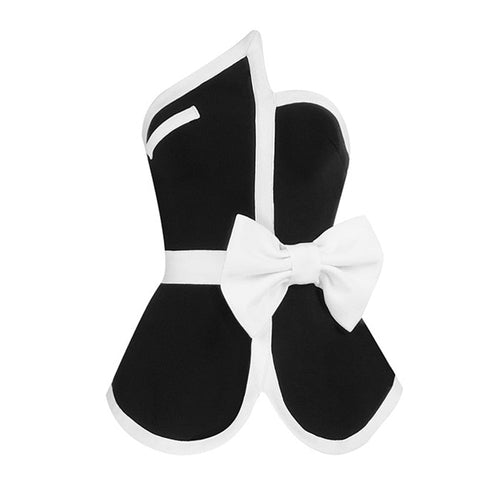 Festtoppar Dam Monokrom Kort Topp Polyester Spandex 1