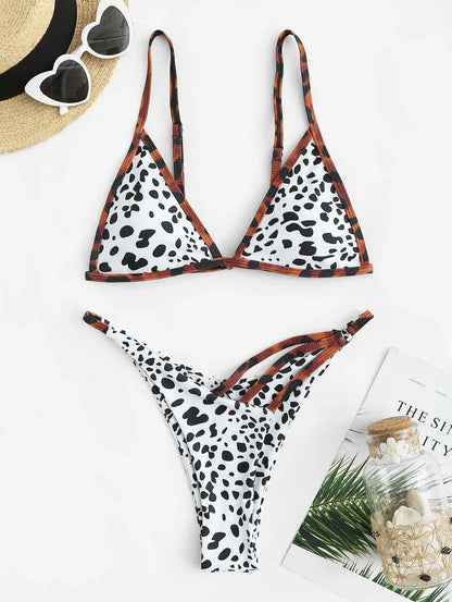 Dam Festtopp Dalmatian Prickmönster 100% Bomull 5