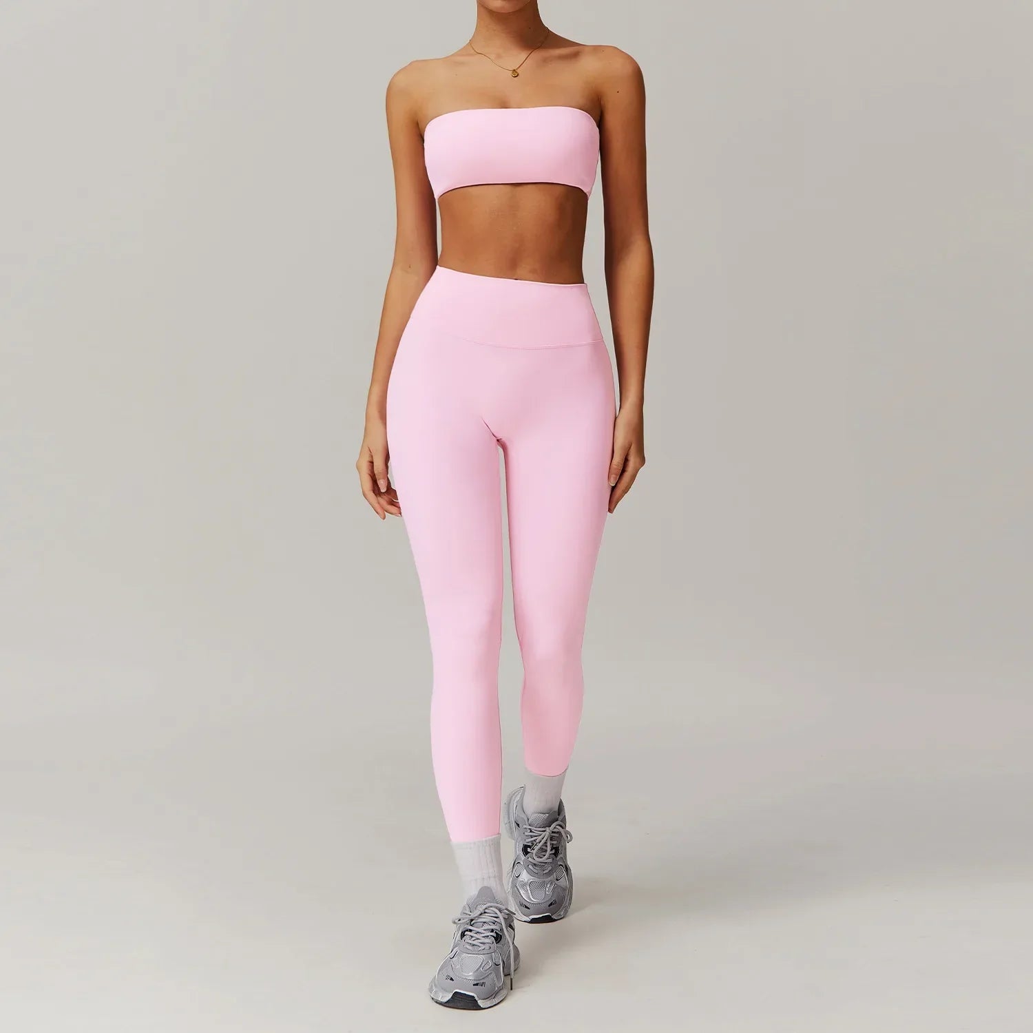 Variant image for Damleggings Set Ärmlös Nylon för Träning och Vardagsbruk-13