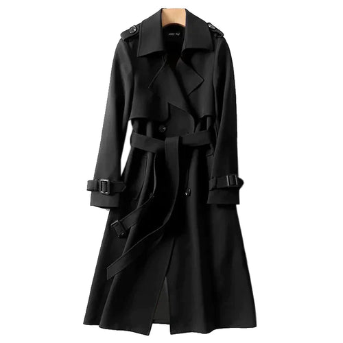 Elegant Vårrock för Dam i Polyester – Tidlös Design, Normal Passform, Perfekt för Alla Tillfällen 1