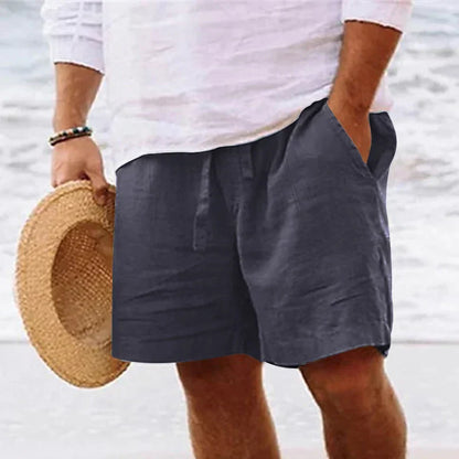 Variant image for Herr Shorts Linne Casual Modern Passform-8