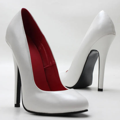 Dam Stilettos Hög Klack PU-material 8 cm-4