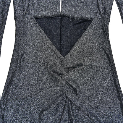 Dam Jumpsuit Minimalistisk Design Polyester Spandex Elegant Passform-6