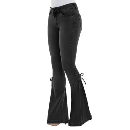 Variant image for Damjeans Hög Midja Stretch Slim Fit Polyester-1