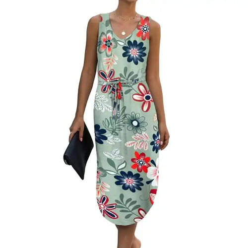 Kvinnors Klänning Klassisk Stil Polyester-1