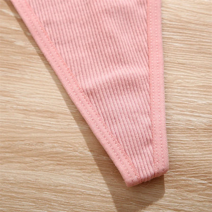 Snygga Damunderkläder G-sträng Bomull och Spandex med Humoristiskt Bokstygn-3