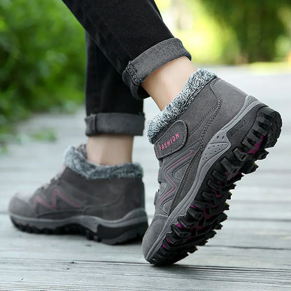 Herr Vinter Sneakers Vattenavvisande Veganmocka Med Mysigt Foder-1