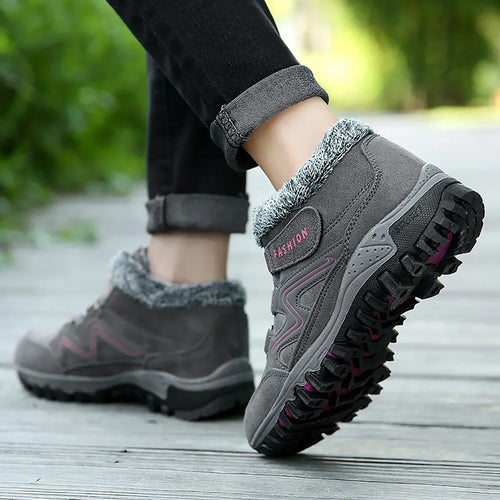 Herr Vinter Sneakers Vattenavvisande Veganmocka Med Mysigt Foder-1