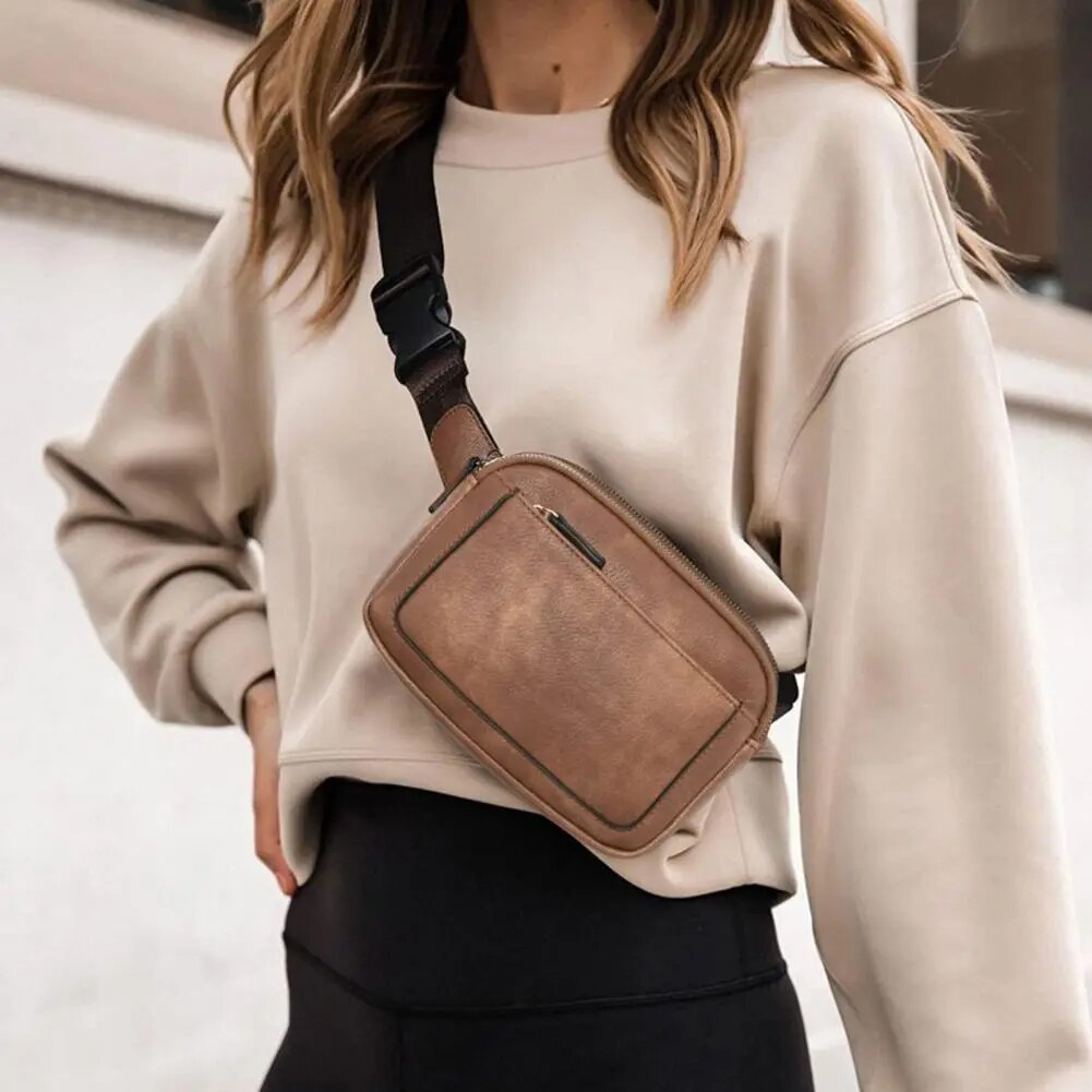 Kvinnors Bältespåse Modern Syntetiskt Läder 6