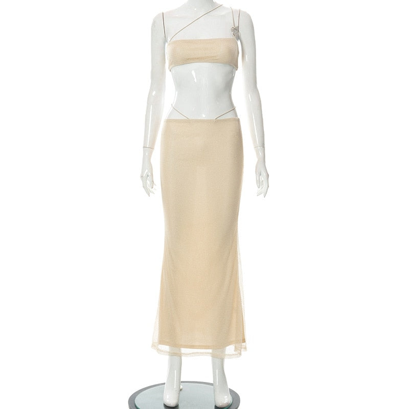 Variant image for Damkjol och Topp Set Ärmlös Polyester för Sommar-1