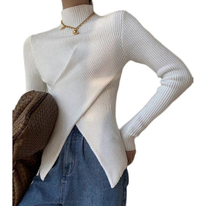 Dam Blus Monokrom Polyester För Vardagsbruk och Fest-4