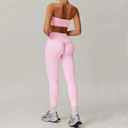 Damleggings Set Ärmlös Nylon för Träning och Vardagsbruk-3