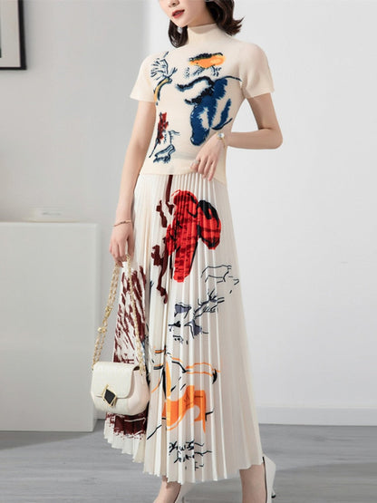 Dam Kjoluppsättning Turtleneck Rynkade Polyester 9