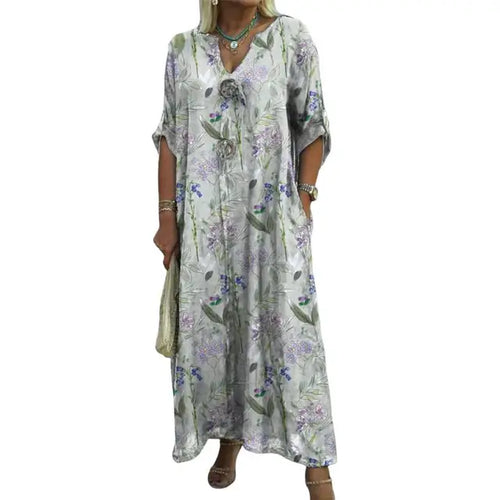 Kvinnors Trendig Klänning Lätt Polyester-1