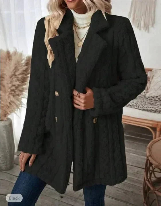 Damjacka Teddy med Långa Ärmar i Polyester för Dam 5