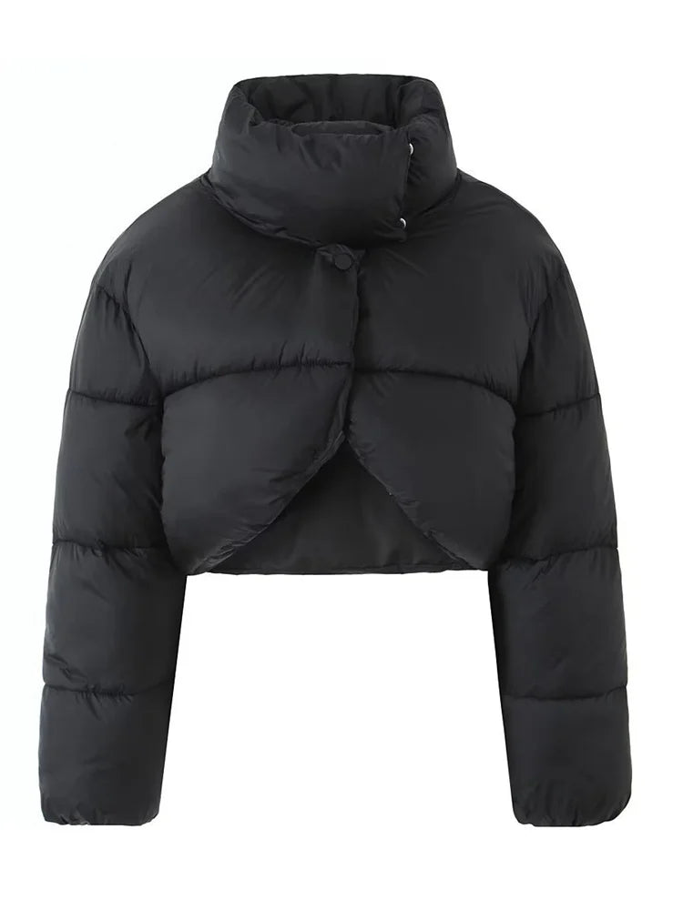 Dam Långärmad Jacka Elegant Ullblandning 6