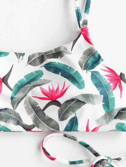 Fina Dam Klänningar Hög Midja Bladtryck Spets Polyester-4