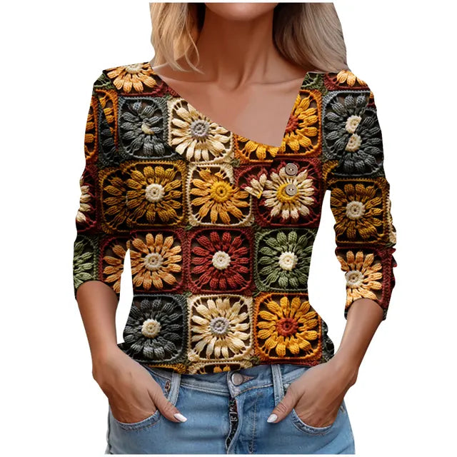 Variant image for Vit Dam Blus Lätt Luftig Polyester Avslappnad Passform-70