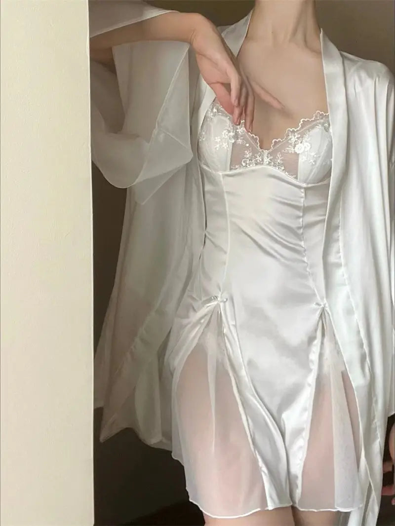 Dam Nattklänning Mini Polyester Stilren Design-3