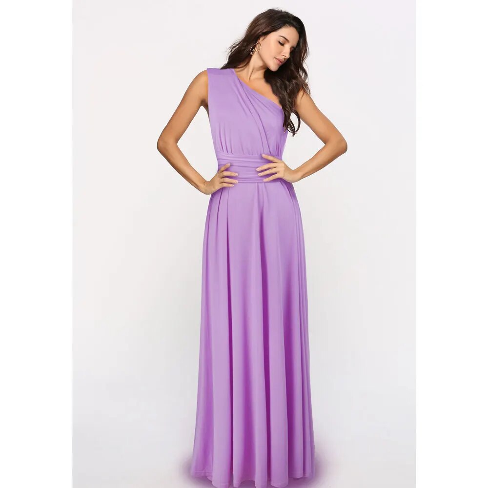 Kvinnors Lång Klänning Boho Stil Viskos Elegant Luftig-6