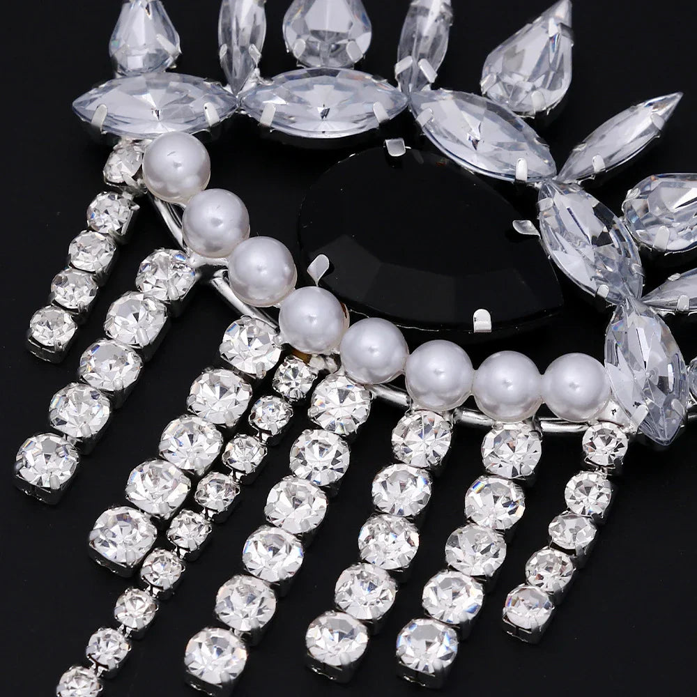 Kvinnors Kroppsmycken Geometrisk Design Koppar Strass-6