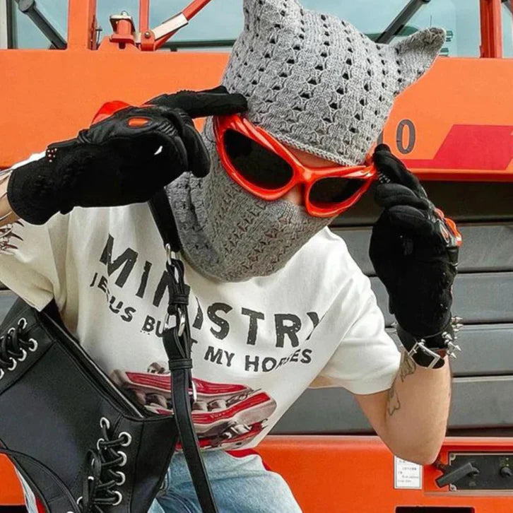 Unisex Solglasögon Punkstil Reflekterande Polykarbonat-5