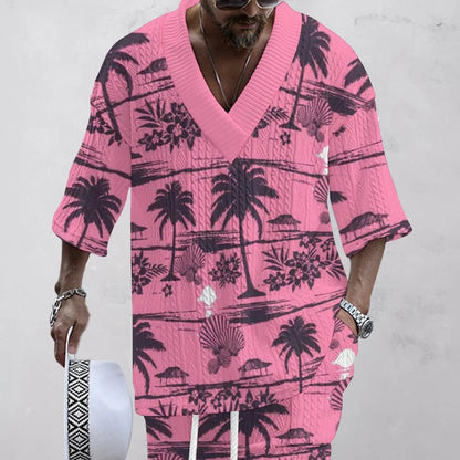 Variant image for Dam Tvådelad Set Jacquard Sommar-1