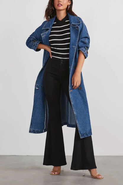 Höstjacka Herr i Vattentåligt Denim med Modern Design – Komfortabel och Stilig Jacka för Utomhusäventyr 3