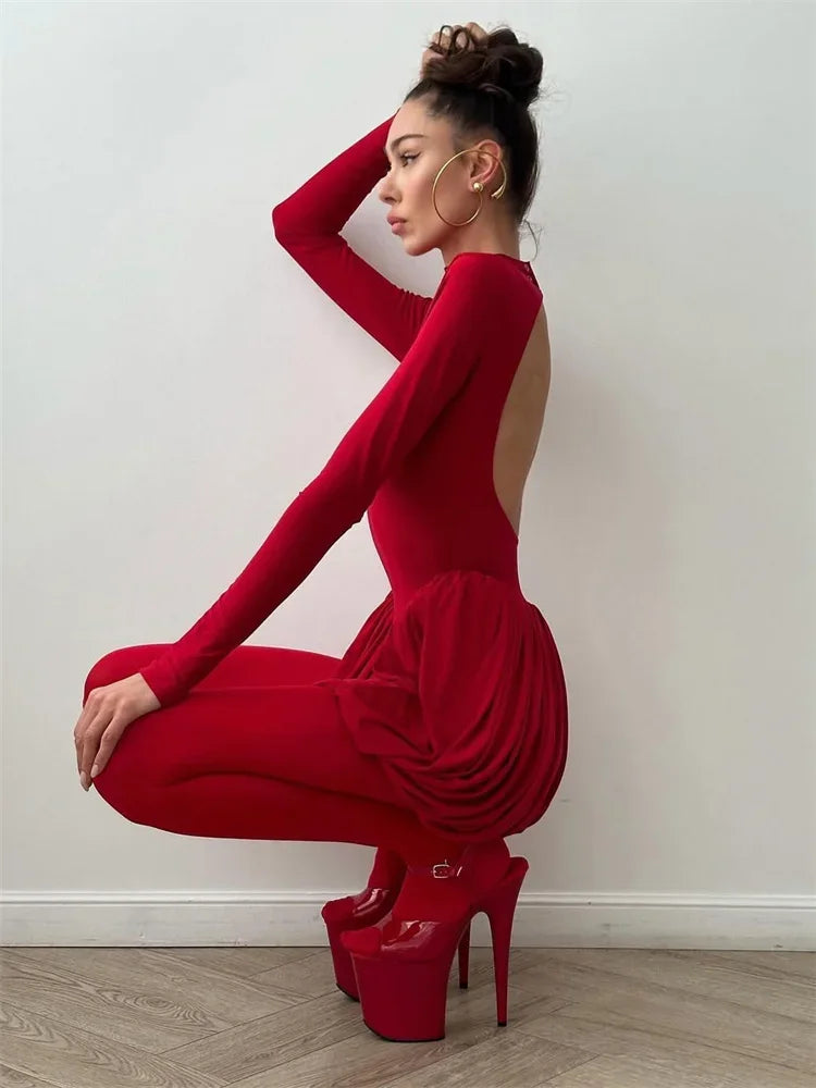 Dam Klänning Figurnära Tidlös Sköldpadda Polyester-2