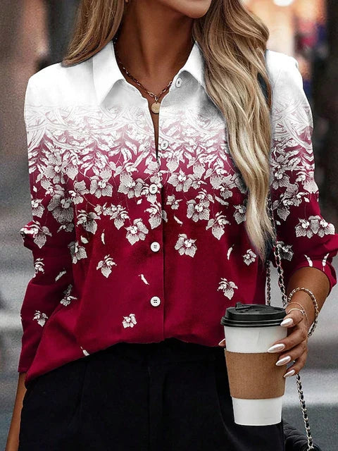 Kvinnors Tunika Elegant Design Linne-1