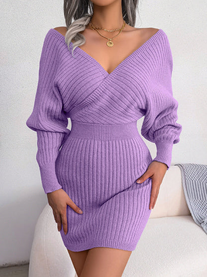 Variant image for Dam Miniklänning Wrap Design Polyester-1
