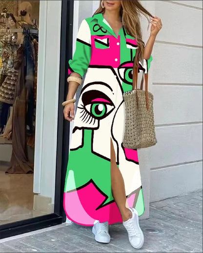 Variant image for Kvinnors Lätt Klänning Luftig 100% Bomull-1