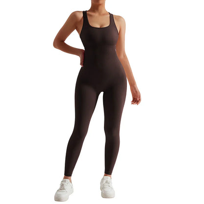 Variant image for Pojke Jumpsuit Enfärgad Polyester Ärmlös Med Hålig Design-13