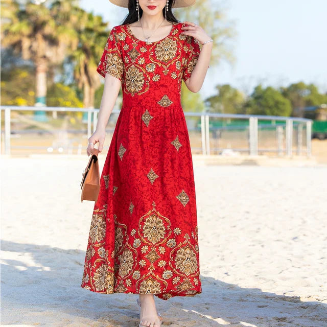 Damklänning Sportig Stil Polyester för Eleganta Tillfällen-5