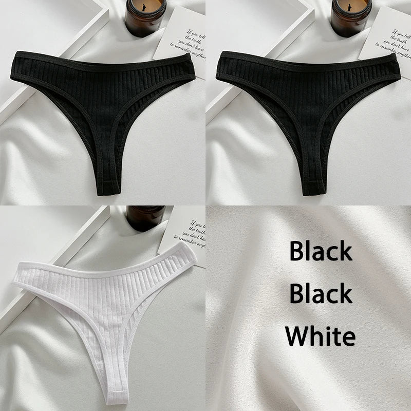 Variant image for Dam Tanga Set Monokrom Bomull Spandex-61