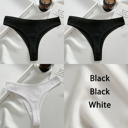 Variant image for Dam Tanga Set Monokrom Bomull Spandex-61