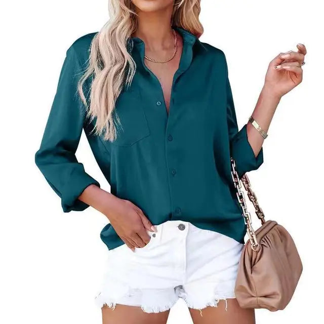 Variant image for Skjortklänning Dam Lätt Bomull Elegant Design-39