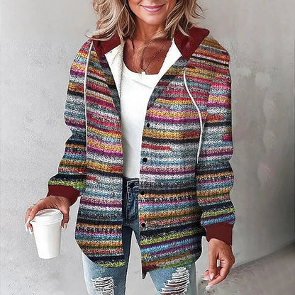 Variant image for Kvinnors Jacka Höst och Vinter Elegant Hållbara Material-31