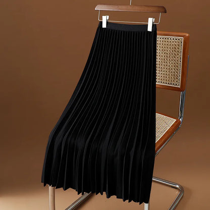 Variant image for Dam A-Linje Kjol Veckad Bomull Casual-2