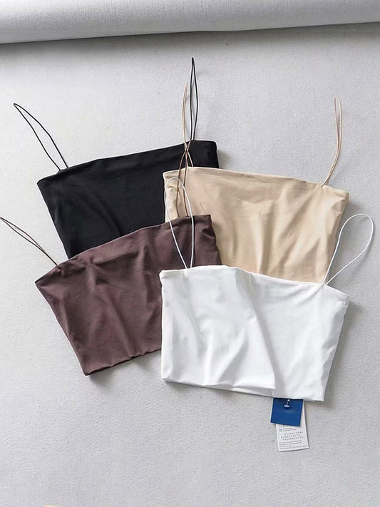 Dam Topp Elegant Design Högkvalitativ Bomull-1