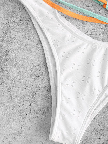 Dam Festtoppar Kontrasterande Design 100% Bomull-4