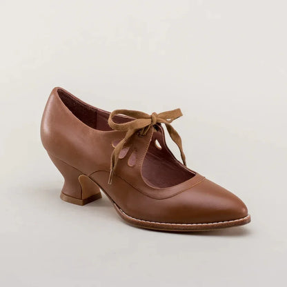 Variant image for Dam Skor Spetsig Tå Medelhög Häl PU-material Elegant Komfort-37
